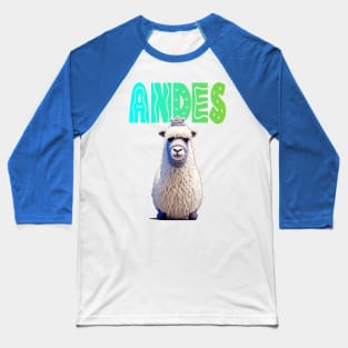 Andes Llama Baseball T-Shirt